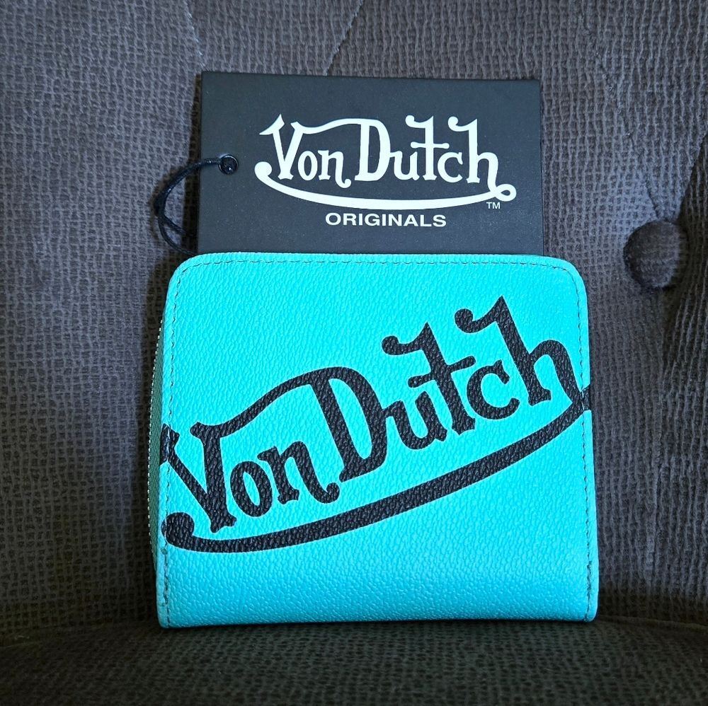 Von Dutch Turquoise🩵 Bifold✌️ Wallet - NWT